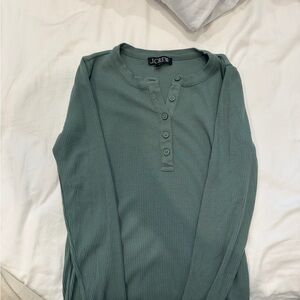 J. Crew Women's Sage Long Sleeve Henley